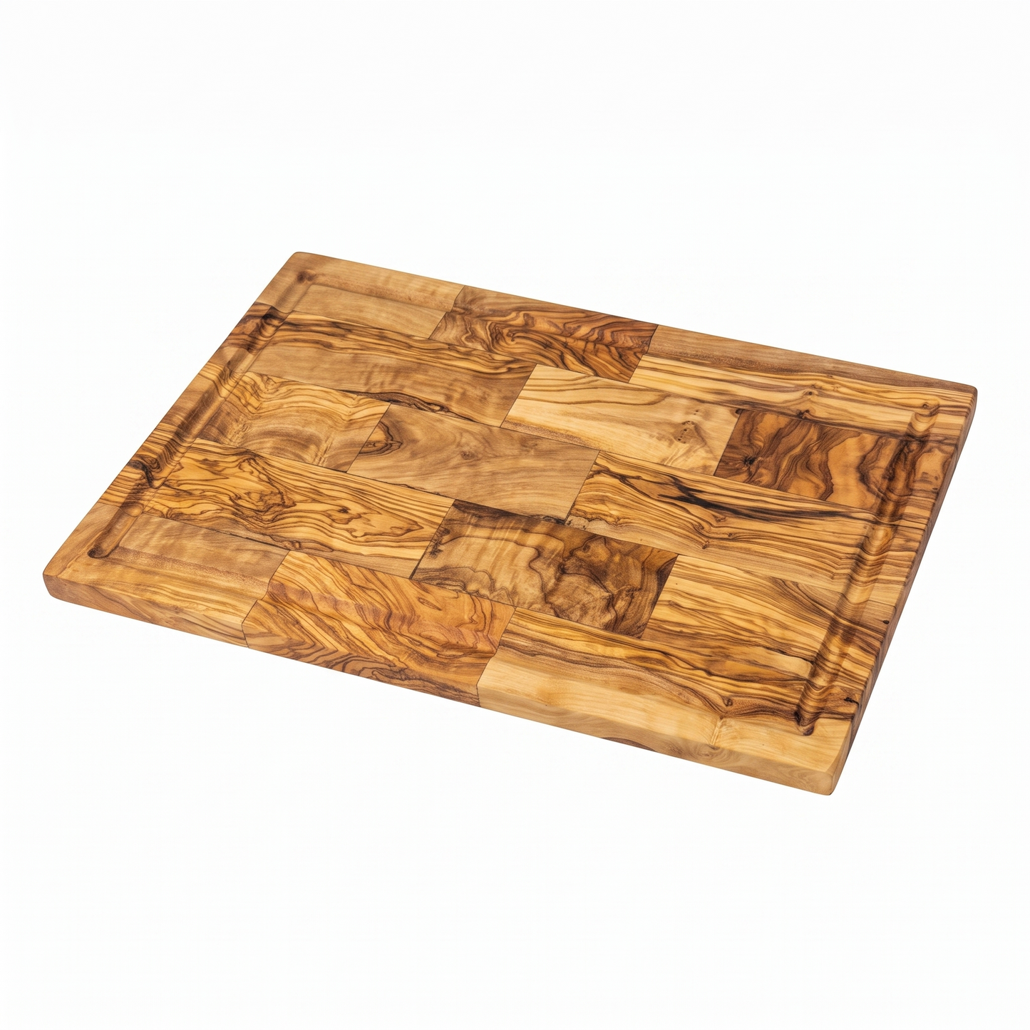 Multi-Purpose Large Olive Wood Serving and Cutting Board